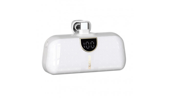Powerbank Dudao K20SC 5000mAh mini 2x USB-C - white
