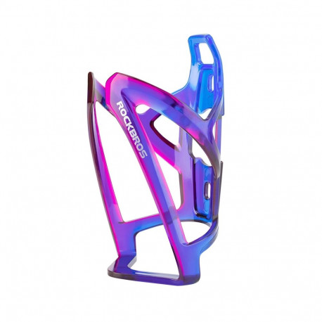 Rockbros FK338 bicycle holder for water bottle - blue and purple