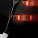 Rockbros Q2S LED USB-C zadní světlo na kolo - černé