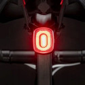 Rockbros Q2S LED USB-C zadní světlo na kolo - černé