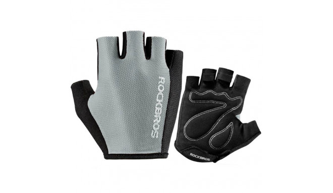 Rockbros S099GR cycling gloves, size XL - gray