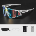 Fotochromatické cyklistické brýle Rockbros SP291 UV400 - bílé