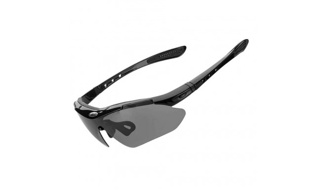 Rockbros 10143 photochromic UV400 cycling glasses - black