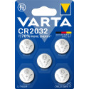 Varta Batterie Lithium Knopfzelle CR2032 3V 5er-Blister