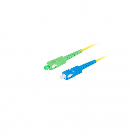 FIBER OPTIC PATCHCORD SM SC/APC-SC/UPC SIMPLEX 1M LSZH G657A1 3.0MM YELLOW LANBERG