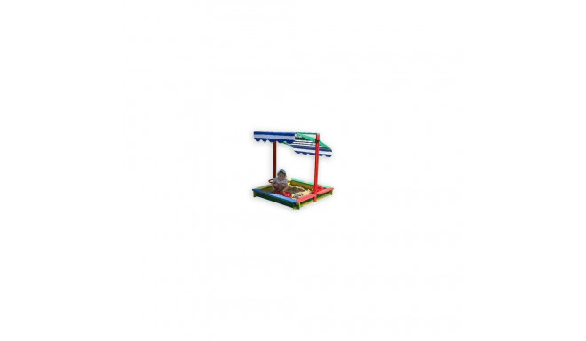 WOODEN SANDPIT KC11260 120X120X120 CM