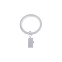 RINGS WITH CLIPS SILENT D19 MAT WHIT(10)