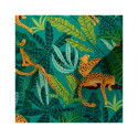 BED COV SET COTTON JUNGLE LIFE 140X200