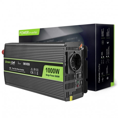 Green Cell alalisvoolu-vahelduvvoolu inverter 2000