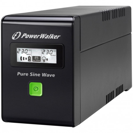 PowerWalker VI 600 SW FR line-interactive 0.6 kVA 360 W 2 AC pistikupesa