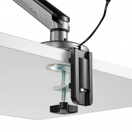 NanoRS Gaming Monitor Mount 17-32" with RGB LED Lighting Desk Mount Height Adjustable Swivel Tilt Ma