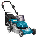 Makita DLM460PT2 lawn mower Walk behind lawn mower Battery Black, Blue, Grey