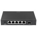 Intellinet 5-Port Gigabit Ethernet PoE+ Switch with SFP Combo Port, 4 x PSE Ports, IEEE 802.3at/af P