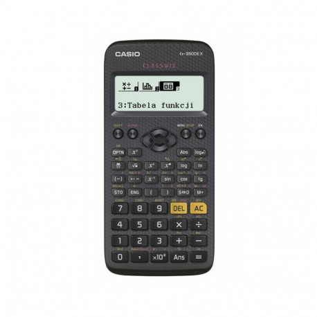 CASIO CALCULATOR SCIENTIFIC FX-350CEX 379 FUNCTIONS, 77X166MM, BLACK
