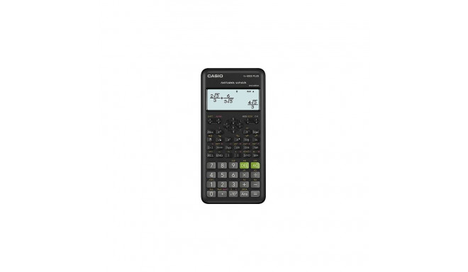 CASIO FX-82ESPLUS-2 teaduslik kalkulaator, 252 funktsiooni, 77x162mm, must, karp