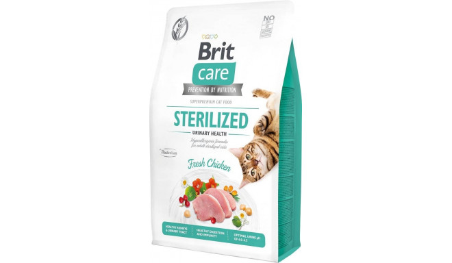 BRIT Care teraviljavaba steriliseeritud urinary kuiv kassitoit 2 kg