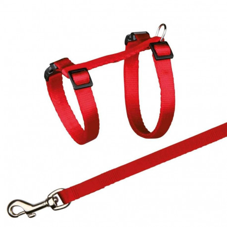 Cat harness with leash, nylon, 27–45 cm/10 mm, 1.20 m