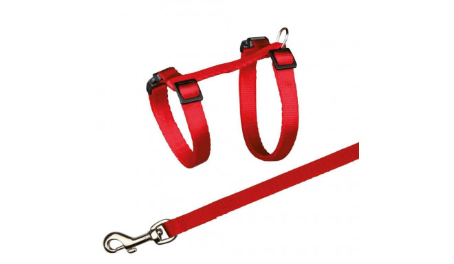 Cat harness with leash, nylon, 27–45 cm/10 mm, 1.20 m