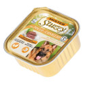 Complete (wet) feed  dog 300gr. alu tray chicken & rabbit, Stuzzy