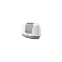 Cat litterbox Nestor Corner 58,5x45,5x40cm white/grey