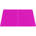 Baking mat with hearts, silicone, 38 × 28 cm