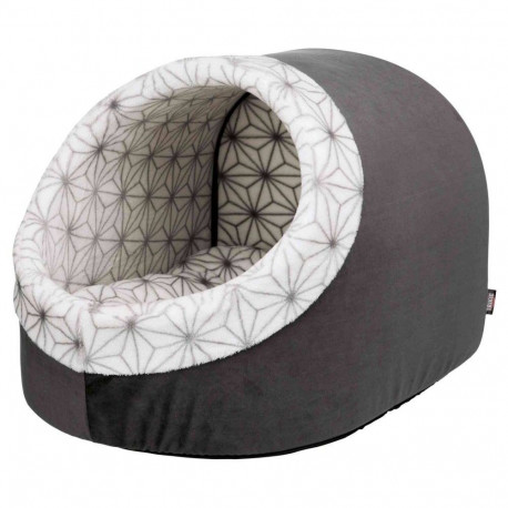 Koobas Diamond cuddly cave, 38 × 33 × 45 cm, antratsiit/valge