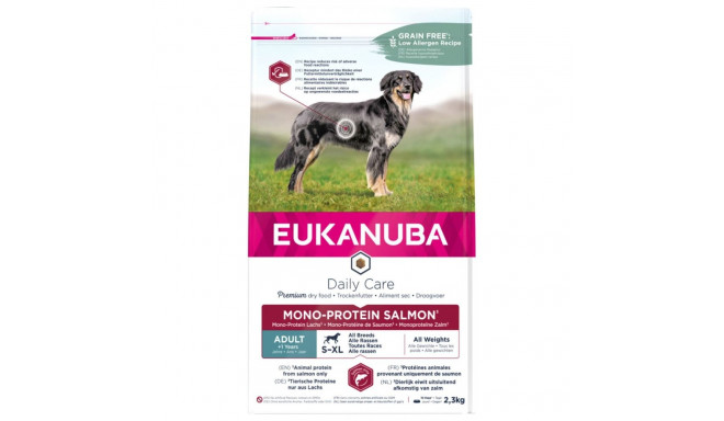 EUKANUBA Adult Mono-Protein с лососем для всех собак 2,3 кг