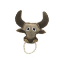 Toy for cats bull with rope ring, 16 cm