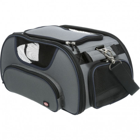 Carrier-bag Wings airline carrier, 28 x 23 x 46 cm, grey/blue