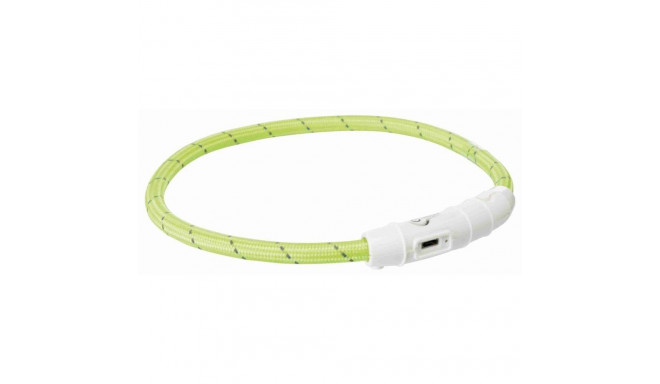 Flash light ring USB, M–L: 45 cm/ø 7 mm, green