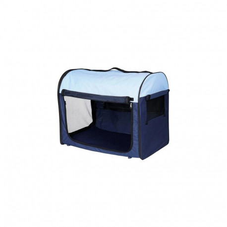 Mobile kennel, XS–S: 40 × 40 × 55 cm, dark blue/light blue