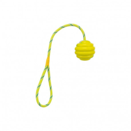 Mänguasi koertele Lainepall köiel, looduslikust kummist, ø 6 × 30 cm