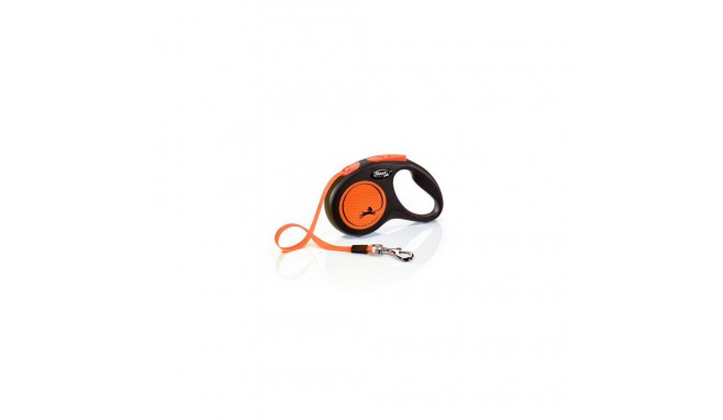 Walking leash New Neon S Ribbon 5m orange