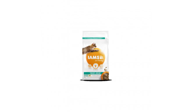 Полноценный сухой корм IAMS CAT Adult Sterilised с курицей 3 кг для кошек