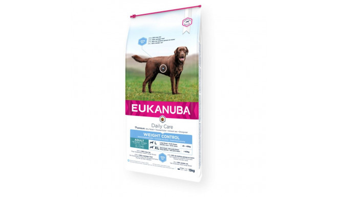 Adult chicken for large overweight dogs 15 kg, Eukanuba