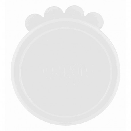 Lid for tins, silicone, ø 10.6 cm, transparent