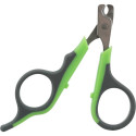 Claw scissors, 8 cm, grey/green