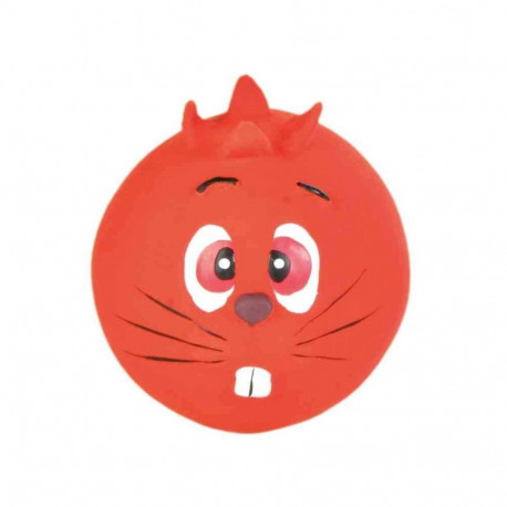 Toy for dogs Face, latex, ø 6 cm random color