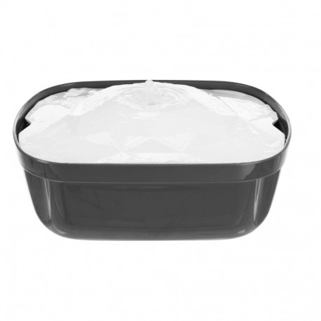 Joogipurskkaev Polygon, melamiin, 2,5 l/28 × 11 × 22 cm, hall/valge