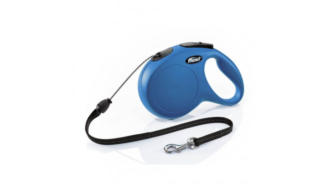 Walking leash New Classic cord 8m M blue, Flexi