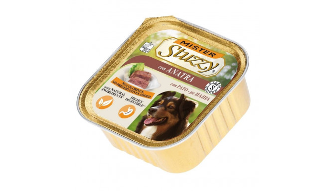 Complete (wet) feed  dog 300gr. alu tray duck, Stuzzy