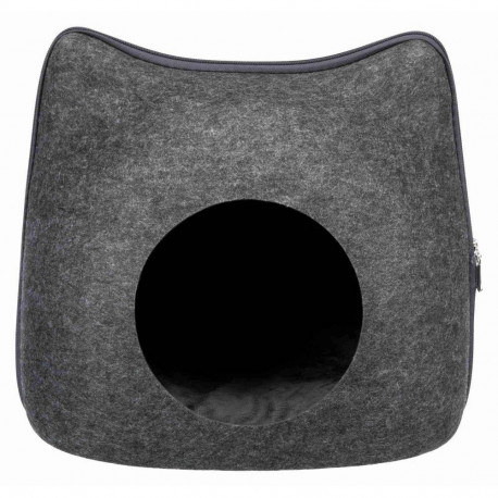 Koobas Cat Cuddly Cave 38×35×37 cm antratsiit