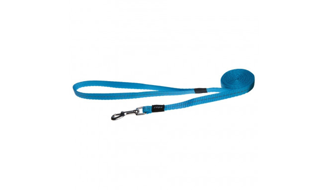 Utility small 11mm Nitelife fixed dog lead, turquoise reflective, rogz