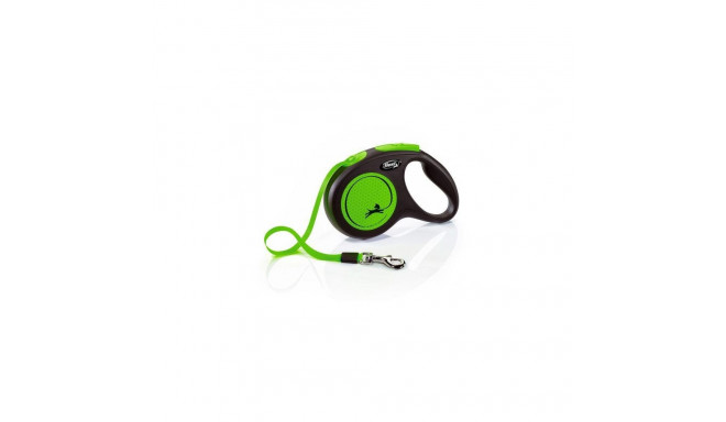 Jalutusrihm flexi New Neon M Lint 5m roheline