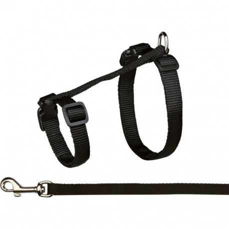 Cat harness with leash, XL, nylon, 34–57 cm/13 mm, 1.20 m
