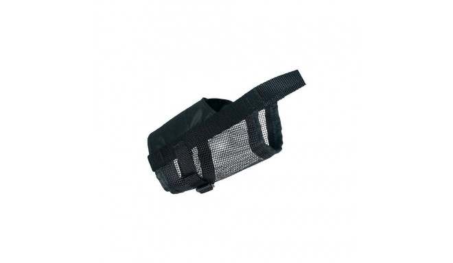 Muzzle with net insert, polyester, L, black