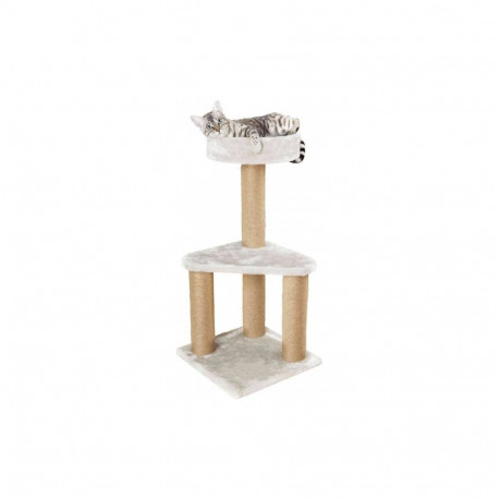 Scratching post, 82 cm, light grey