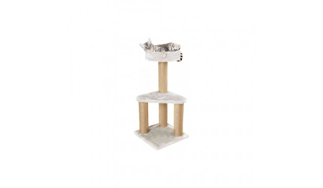 Scratching post, 82 cm, light grey