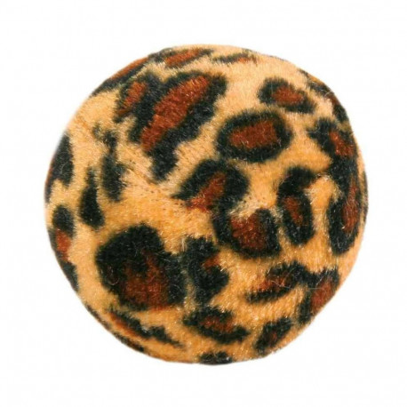 Žaislas katėms, kamuoliukai su leopardo raštu, ø 4 cm, 4vnt.