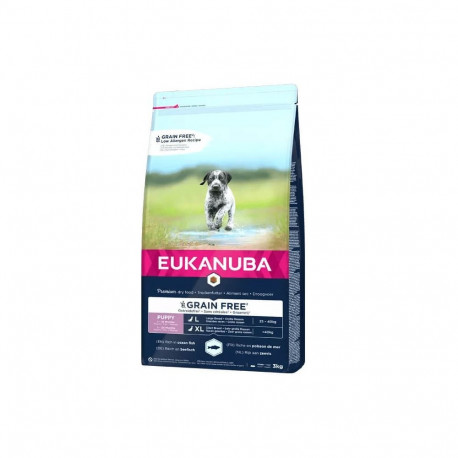 EUKANUBA Puppy ookeanikalaga suurtele koertele teraviljavaba 3 kg
